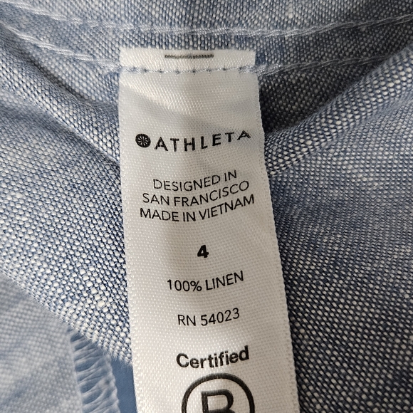 Athleta Cabo Linen Jogger Pants Size 4 - Picture 16 of 16